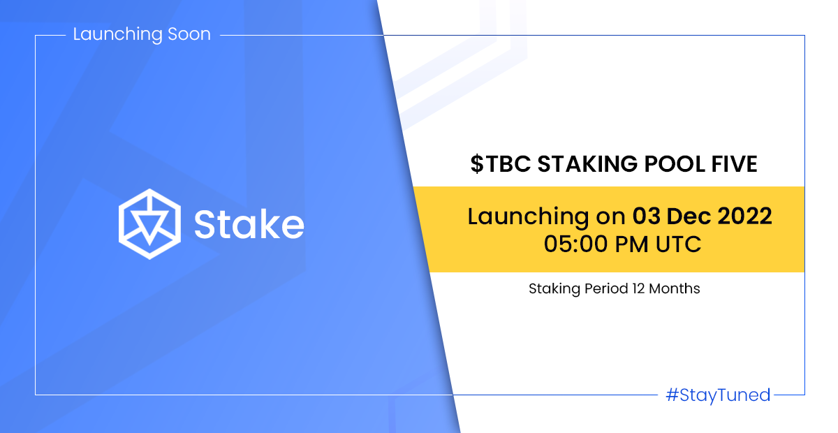 Gear up for the 5th $TBC staking pool! | by TeraBlock | Medium