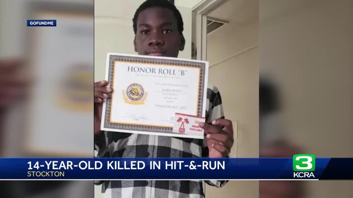 14YearOld Lathrop Boy Identified as Victim in Fatal Stockton Hitand