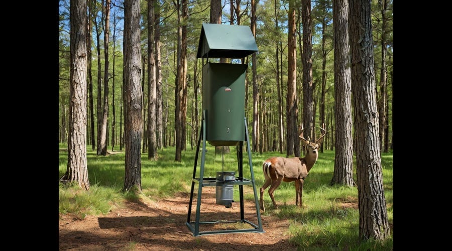 American Hunter Deer Feeder by Ramon Ross Mar, 2024 Medium