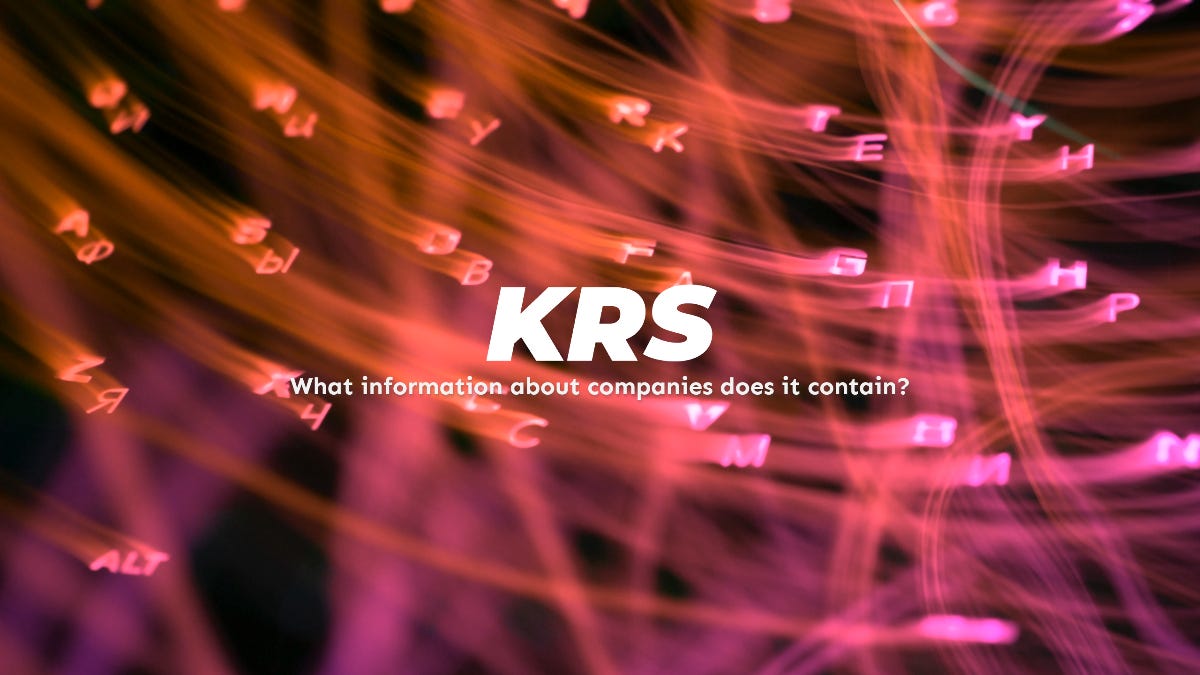 KRS what information about Polish companies does it contain? by