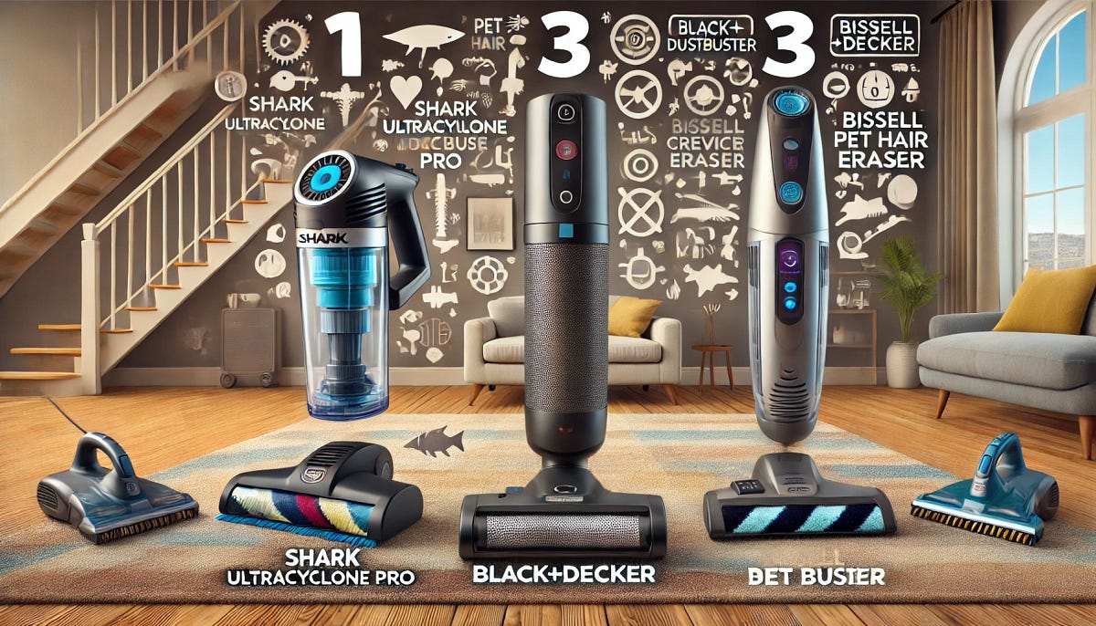 There it is ! Three Best Portable Handheld Vacuums… Which is the Best