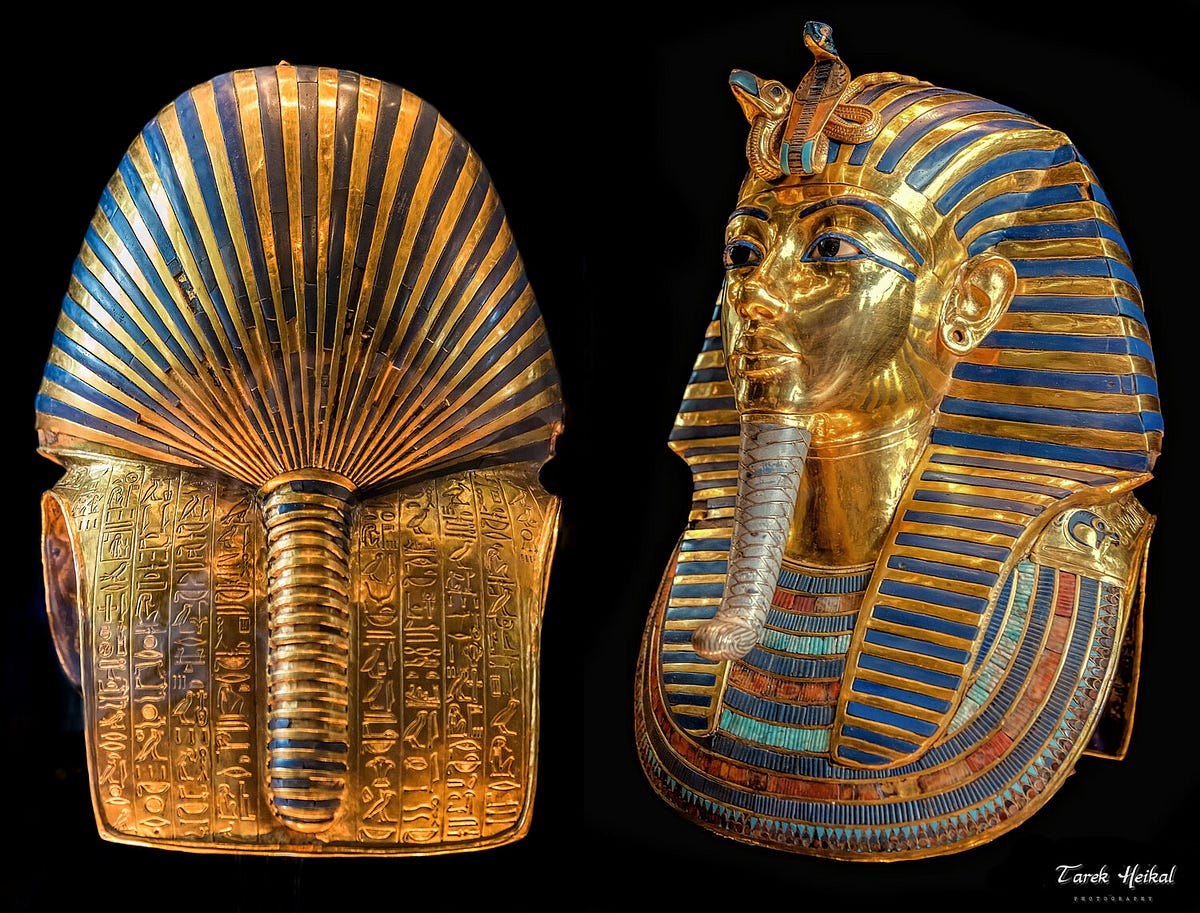 The Golden Mask of King Tutankhamun (King Tut) | by KING OF EGYPT | Medium