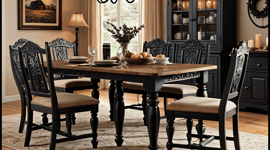 Black Farmhouse Dining Chairs by Marigold Sinclair Mar, 2024 Medium