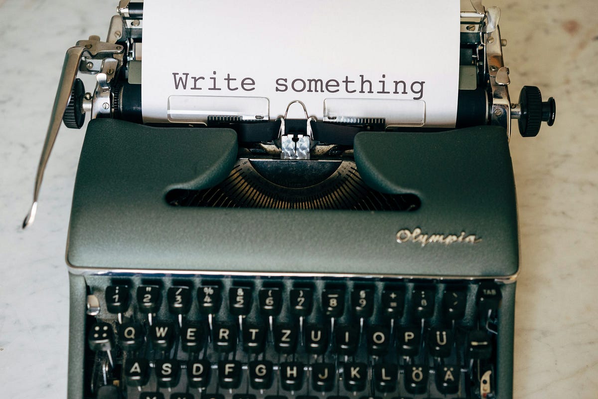 Writing is easy, actually