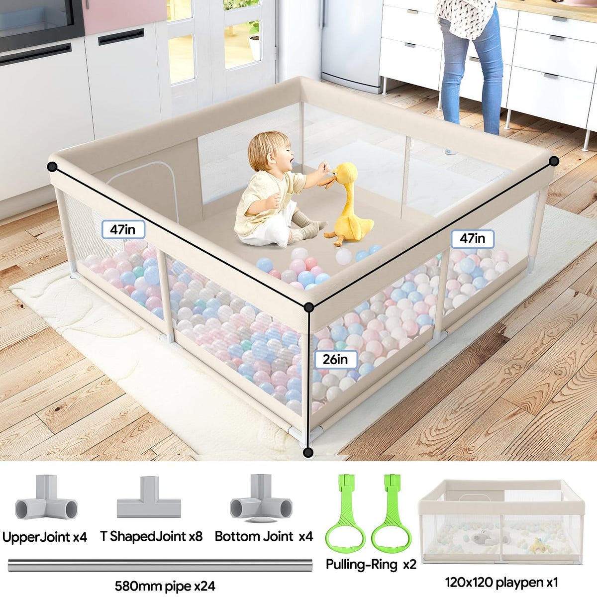 Is the choice of playpen related to the weight of the baby? by