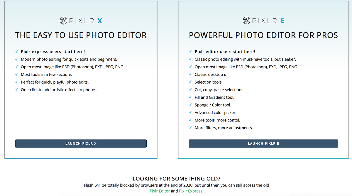 Pixlr X: Free Online Photo Editor for Quickly Retouching Images
