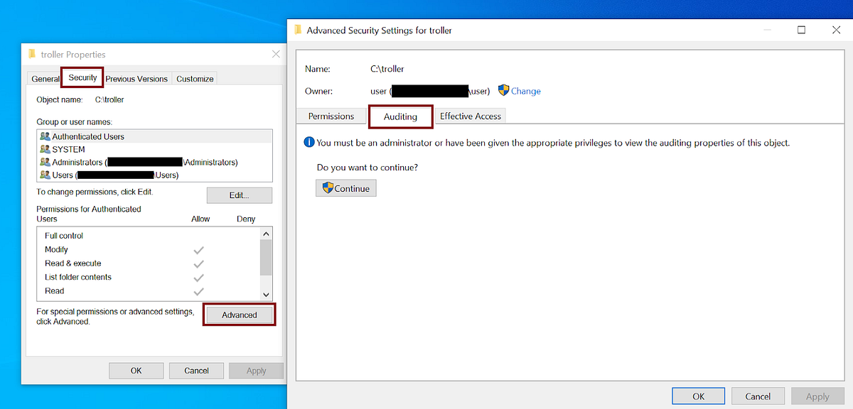 The Windows Security Journey — SACL (System Access Control List) by