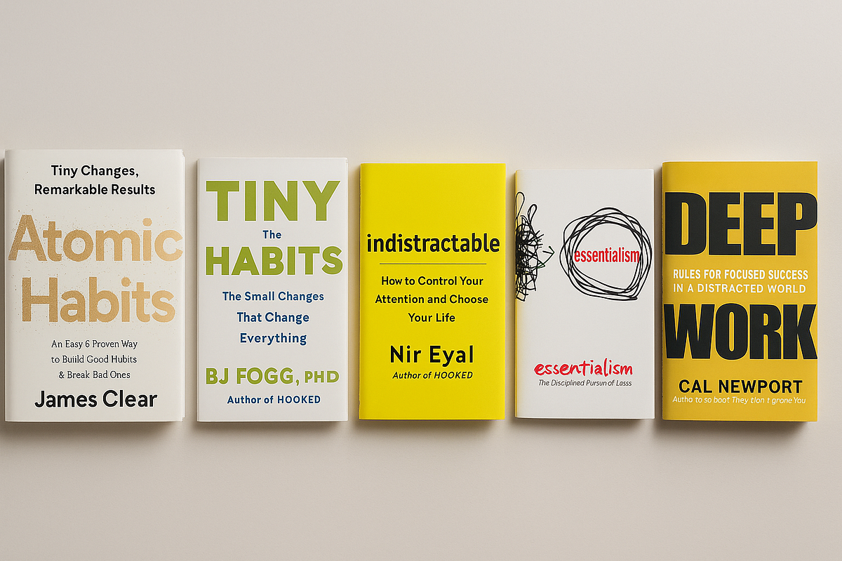 How 5 Self-Help Books Quietly Rewired My Mind, Focus, and Habits | by ...
