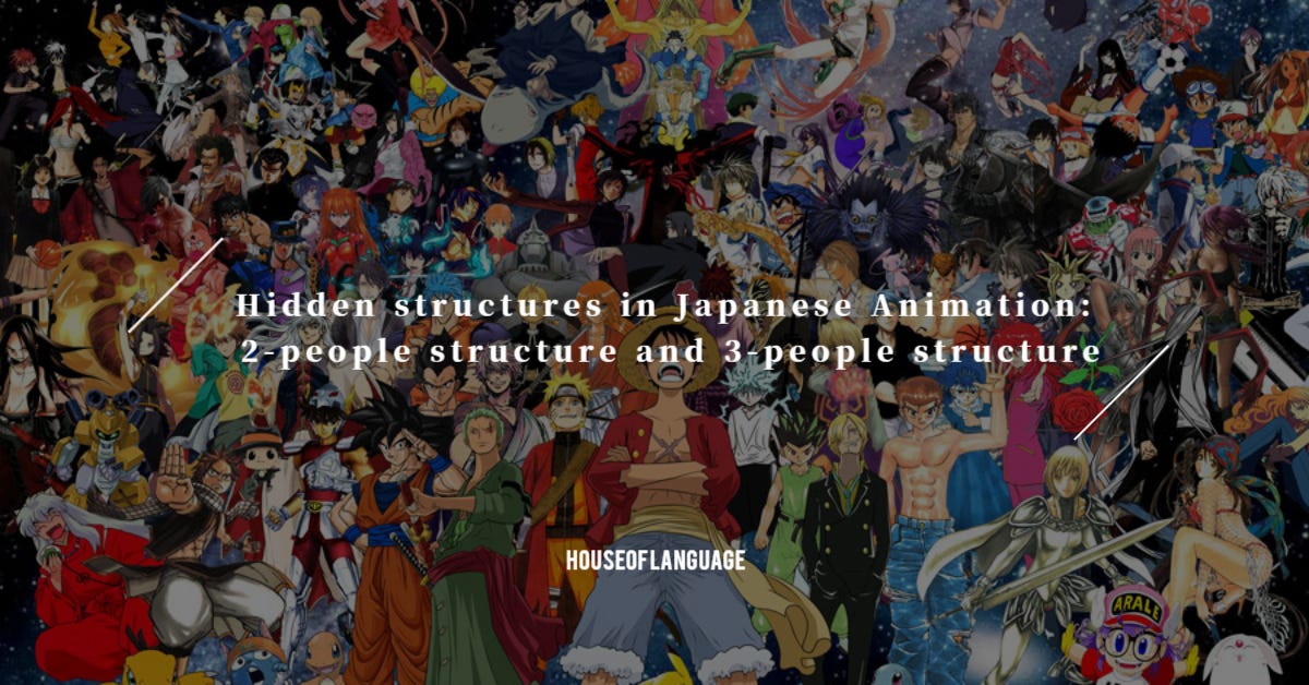 Hidden structures in Japanese Animation: 2-people structure and 3 ...