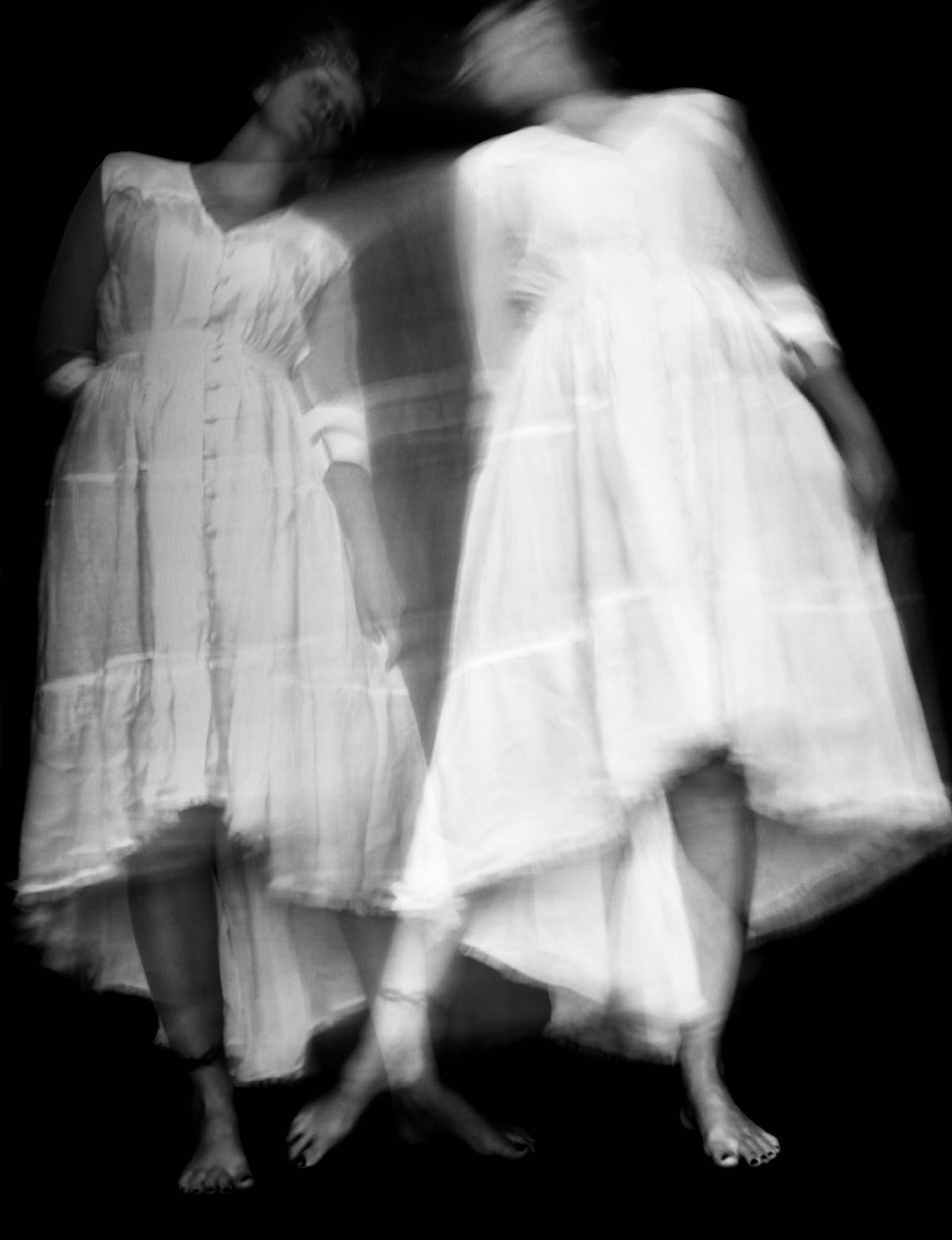A Life of Double Vision Ghost Images Hover Over Solid Images by