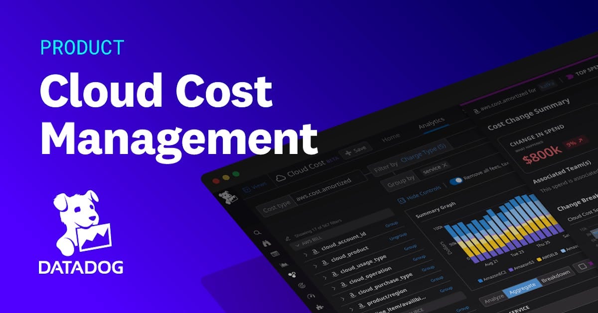 Gerenciamento de Custos em Nuvem com Datadog Cloud Costs Management