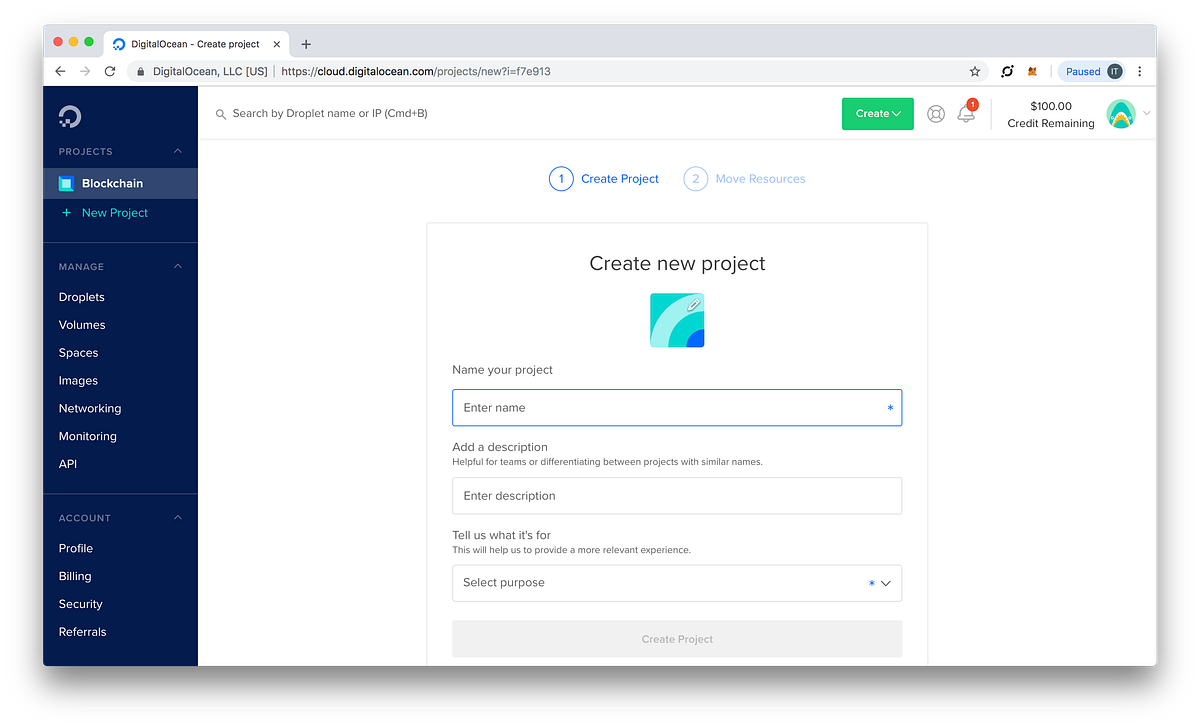 Setting up NEO on DigitalOcean. NEO is a nonprofit communitydriven