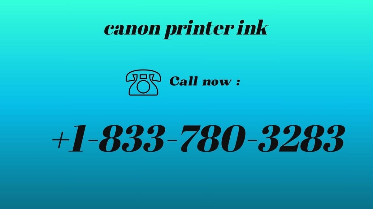 What kind of ink does a Canon printer use? 📱+𝟏𝟖𝟑𝟑𝟕𝟖𝟎𝟑𝟐𝟖𝟑📱 by Anny
