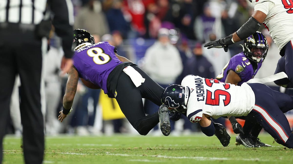 Ravens vs. Texans highlights Lamar Jackson leads Baltimore to AFC