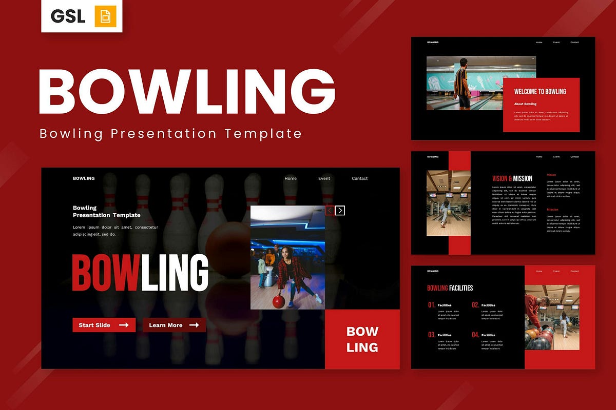 Bowling — Bowling Google Slide Templates | by Photonpathfinder | Jul ...