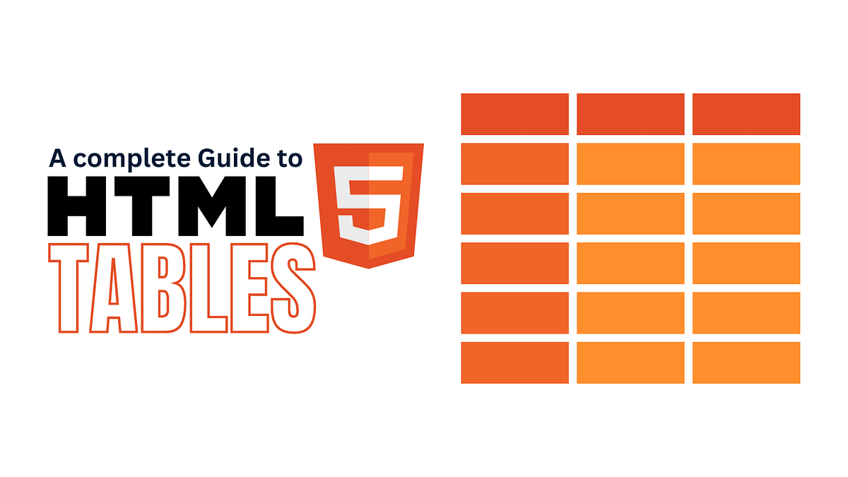 HTML Tables with examples: A Comprehensive Guide for Web Development ...