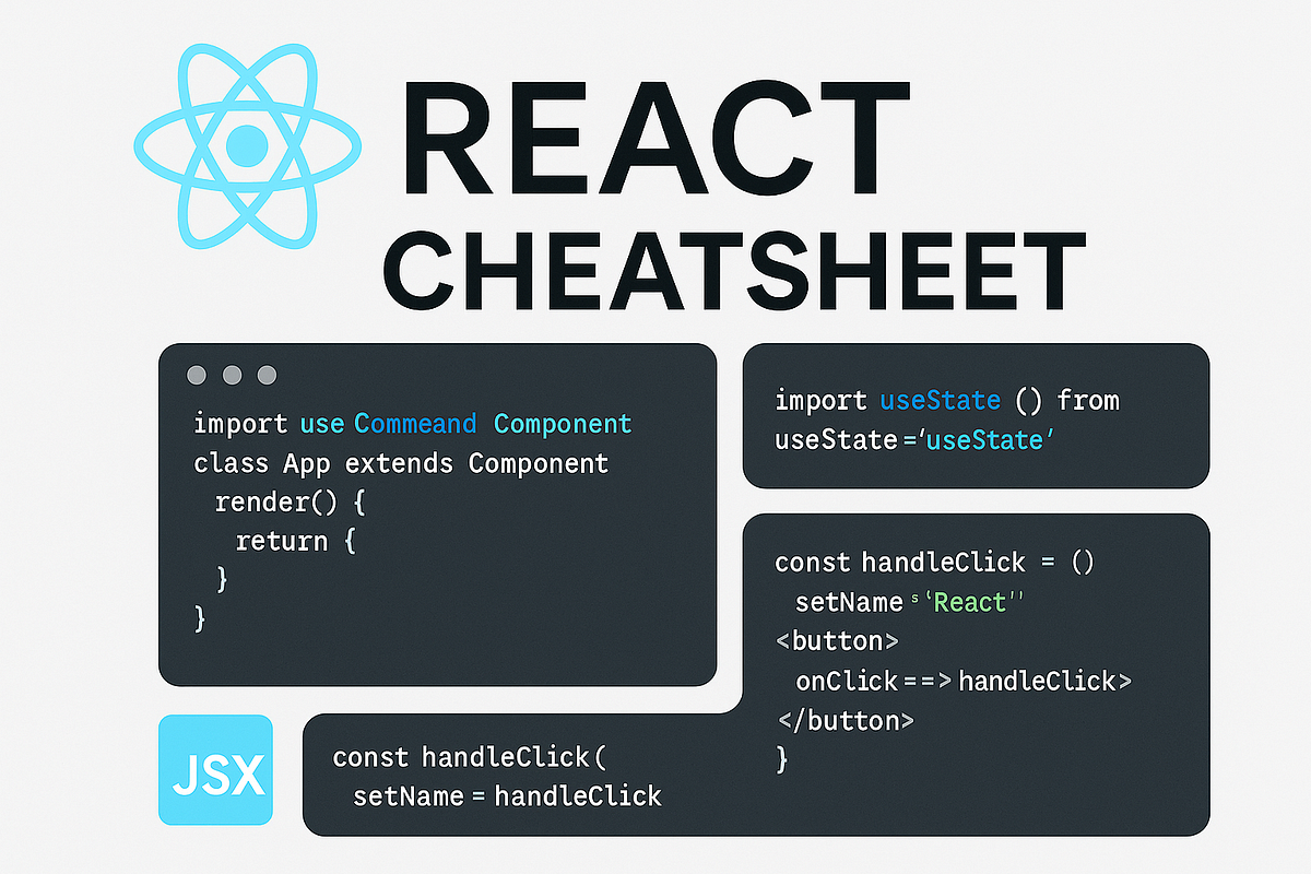 React Cheat Sheet. Core Concepts | by Selvam AP | Jun, 2025 | Medium