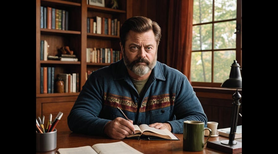 Nick Offerman Book by Carter Foster Mar, 2024 Medium