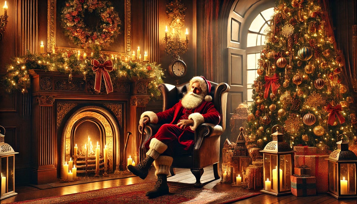 What did father christmas give peter