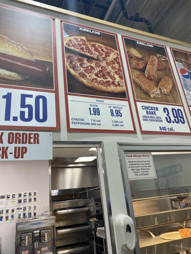 Costco Pepperoni Pizza Nutrition Calorie Smart Choices! by