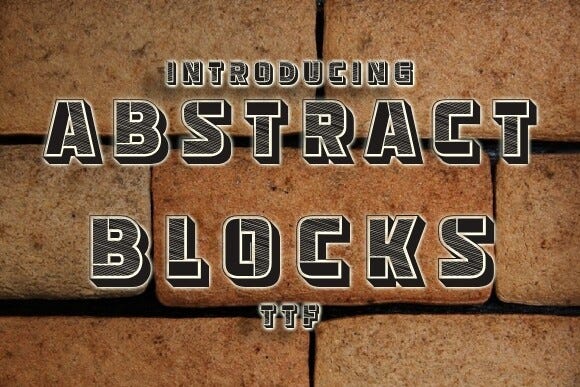 Abstract Blocks Font | by audrey97 | Jul, 2024 | Medium