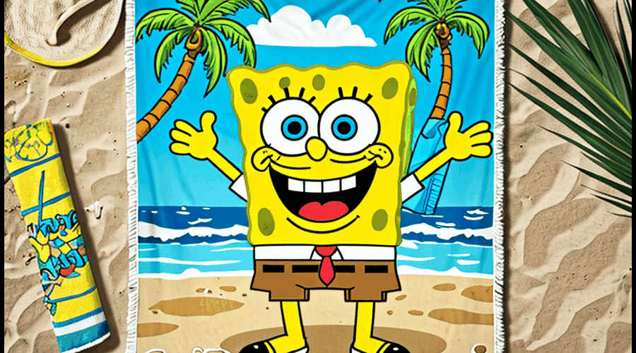 Spongebob Towel by Elaina Goetz Medium