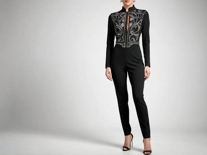 Long Sleeve Black Jumpsuits Formal by Hannah Swift Apr, 2024 Medium
