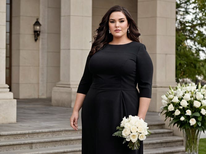 Plus Size Black Dresses For Funerals by Jesse Hendricks Medium