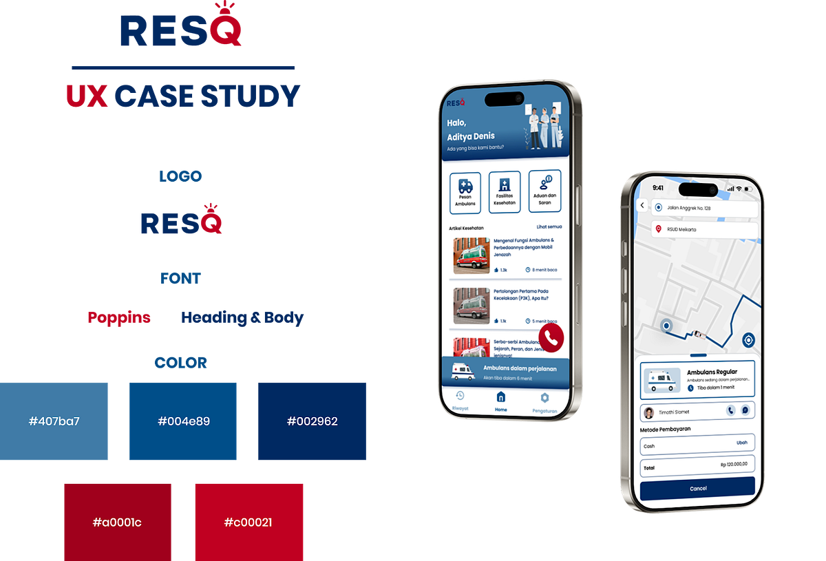 UI / UX Design App — RESQ. Disclaimer : Hasil karya ini merupakan… | by ...