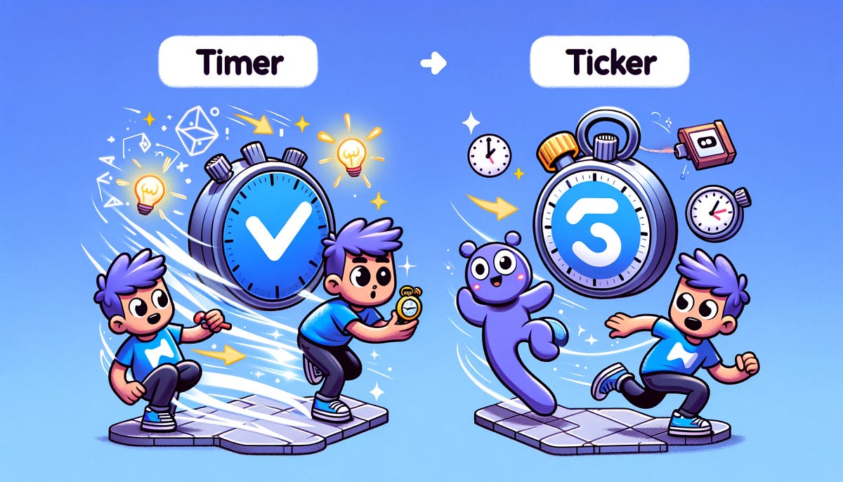 [Flutter] Timer와 Ticker. 정확히 N초 뒤 콜백이 호출되는걸 보장하지 않는… by Cody Yun Medium