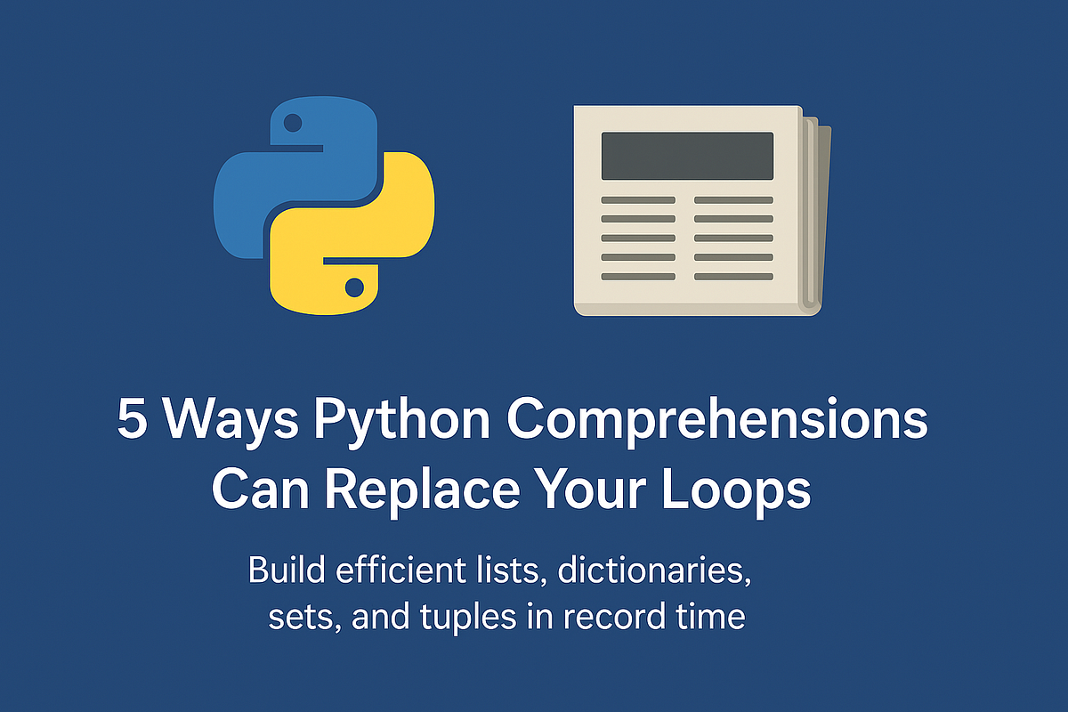 5 Ways Python Comprehensions Can Replace Your Loops | by Jaume Boguñá ...