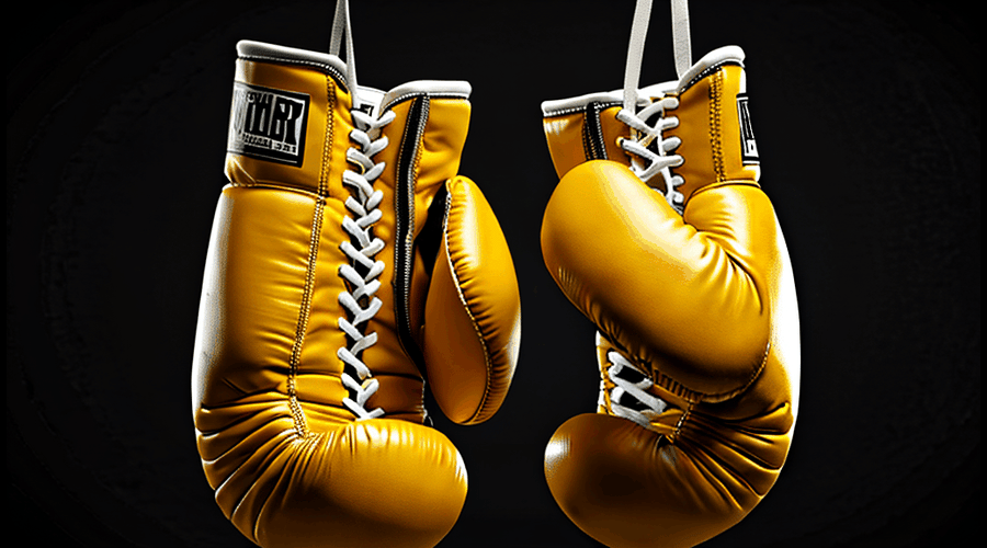Yellow Boxing Gloves by Shepherd Mar, 2024 Medium