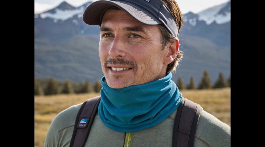 Patagonia Capilene Air Neck Gaiter by Corey Mar, 2024 Medium