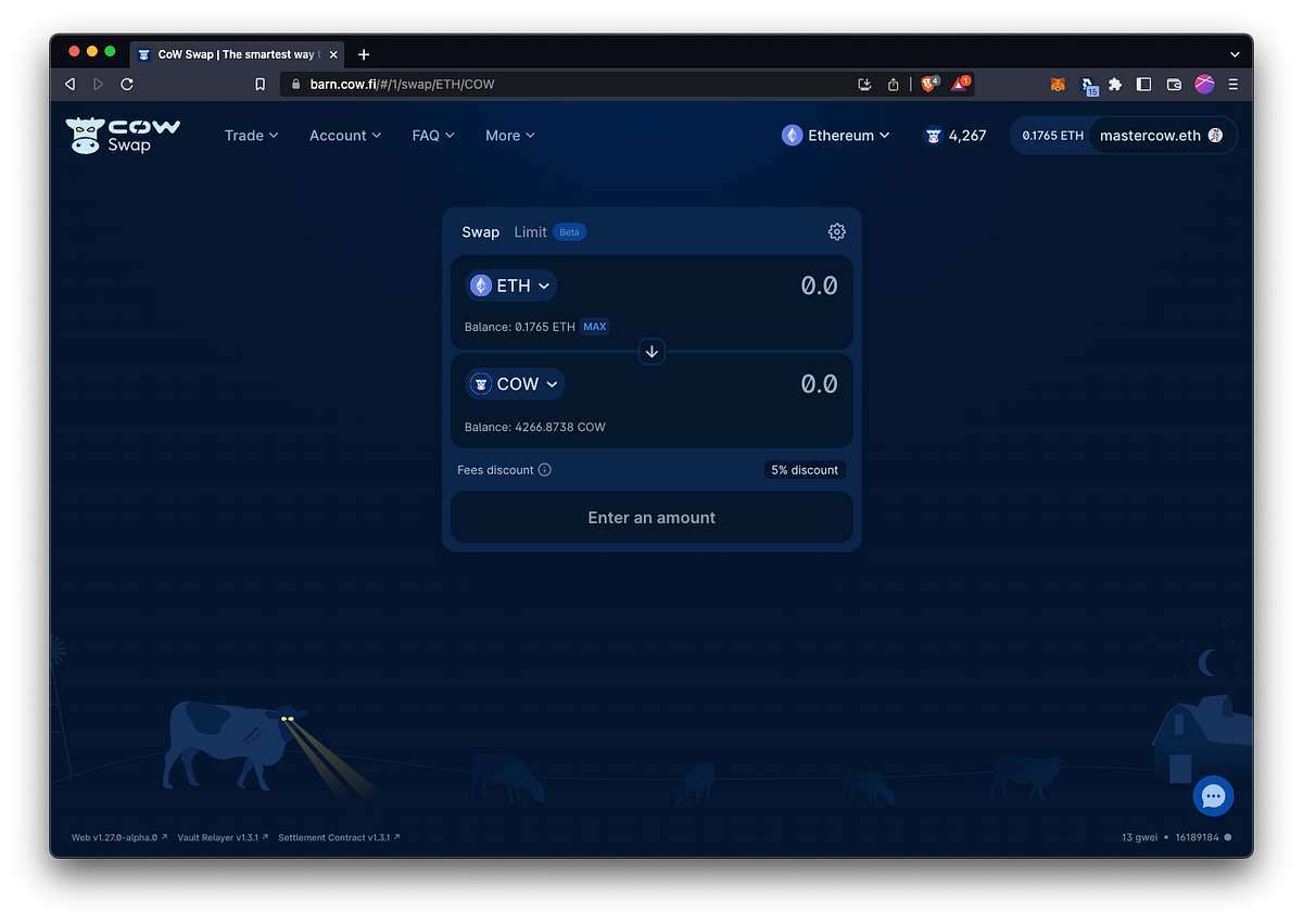 How to use CoW Swap Native ETH sell flow | by CoW Protocol | Medium