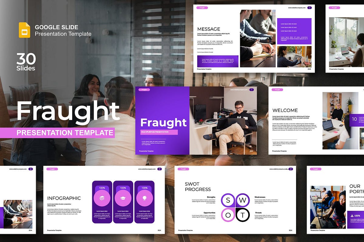 Fraught Google Slide Template | by Lumenlotus | Medium