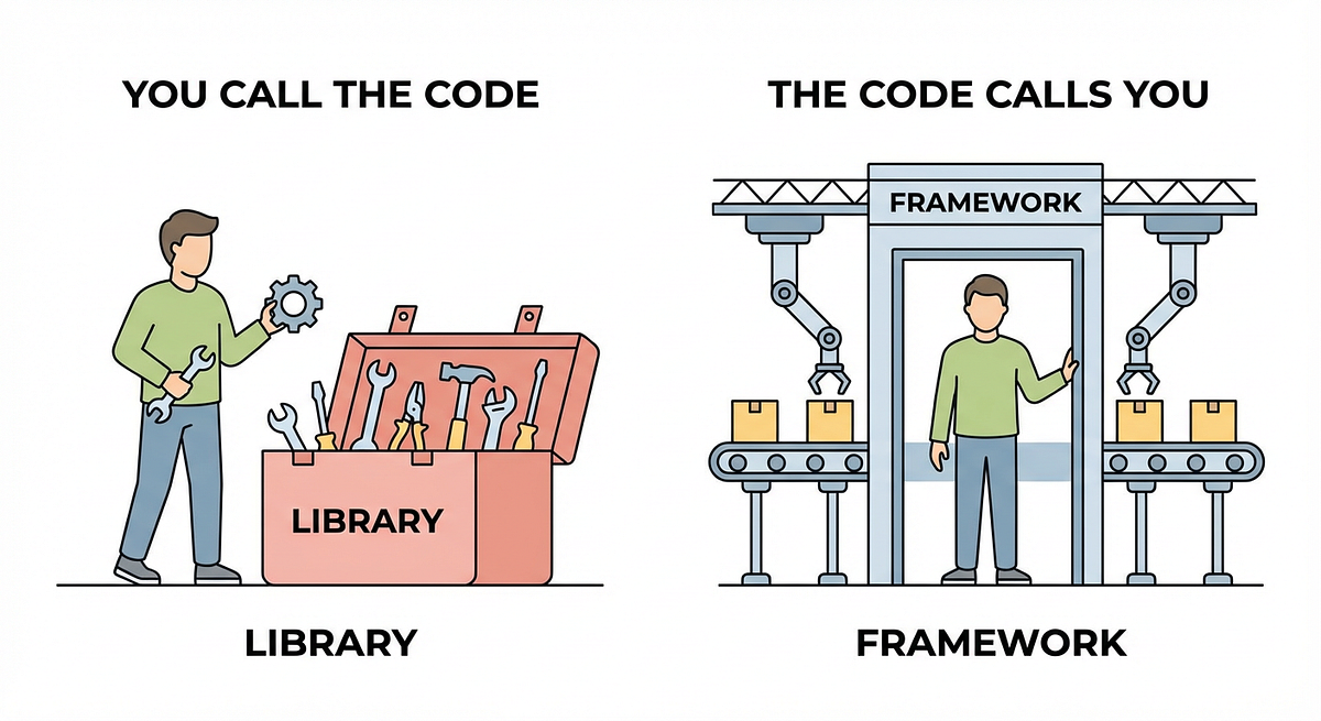 Library vs Framework: The One Question That Ends the Confusion | by ...