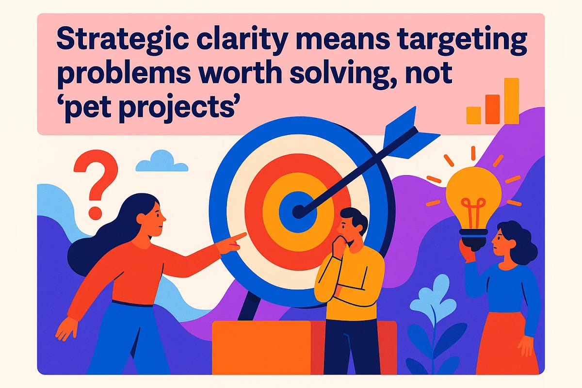 Stop Chasing Pet Projects — Start Targeting Problems Worth Solving | by ...
