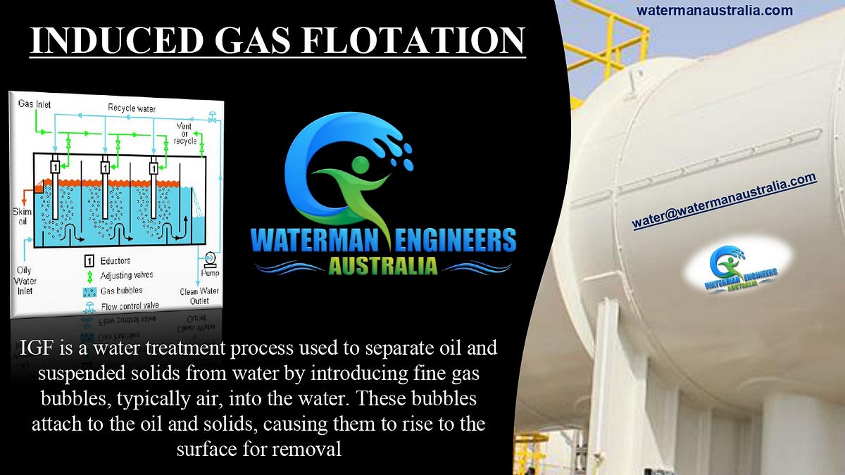 Induced Gas Flotation in Petrochemicals Effective Wastewater