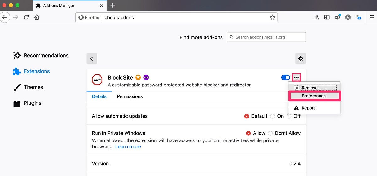 How can i block a website on firefox by andresullivan jun 2024