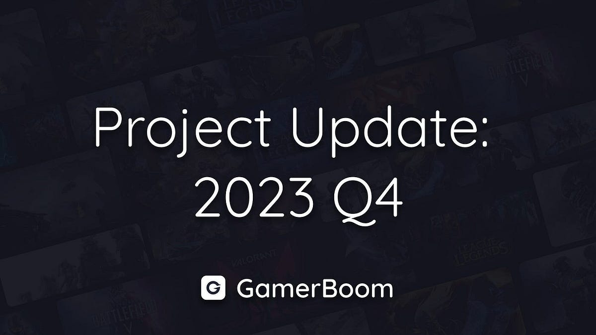 2023 Q4 Quarterly Report Elevating Gaming Experience by GamerBoom