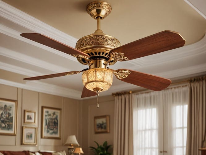 Stunning Brass Ceiling Fans Gallery