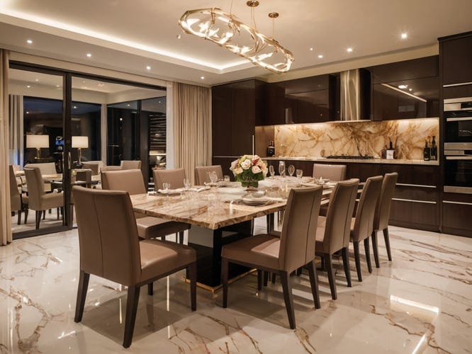 Brown Marble Kitchen Dining Tables | by Vienna Clay | Jun, 2024 | Medium