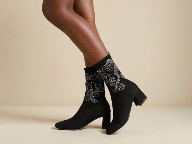 Low Heel Sock Boots | by Savannah Robinson | Apr, 2024 | Medium
