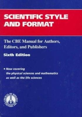 eBook Scientific Style and Format: The CBE Manual for Authors, Editors ...