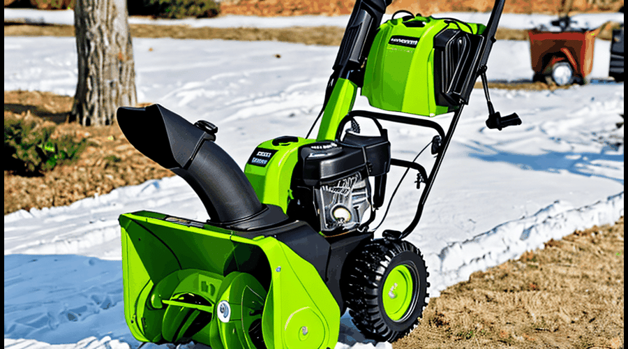 Greenworks Snow Blowers by Asher Lawson Mar, 2024 Medium