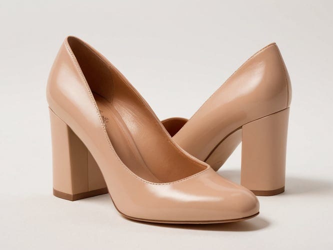 Nude Closed Toe Block Heels | by Mia Martinez | Apr, 2024 | Medium
