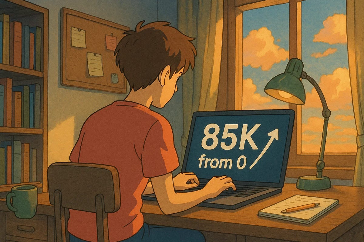 Preview image for Zero Claps. Zero Comments. Now 85000 Views last month.