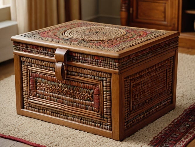 Blanket Baskets With Lids by Ryan Green Medium