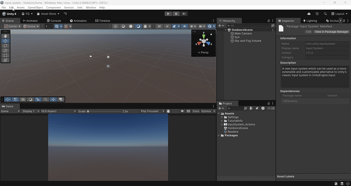 Setup New Unity Input System. In this article I will go over how to ...